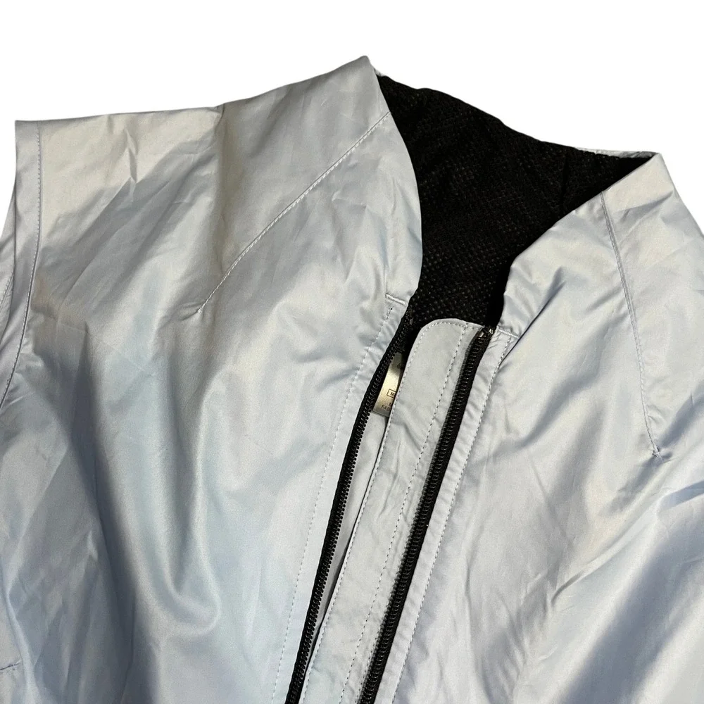 Nike‎ Medium B(8-10) Blue Vest  Women's Running Sleeveless Full Zip Zip Pockets